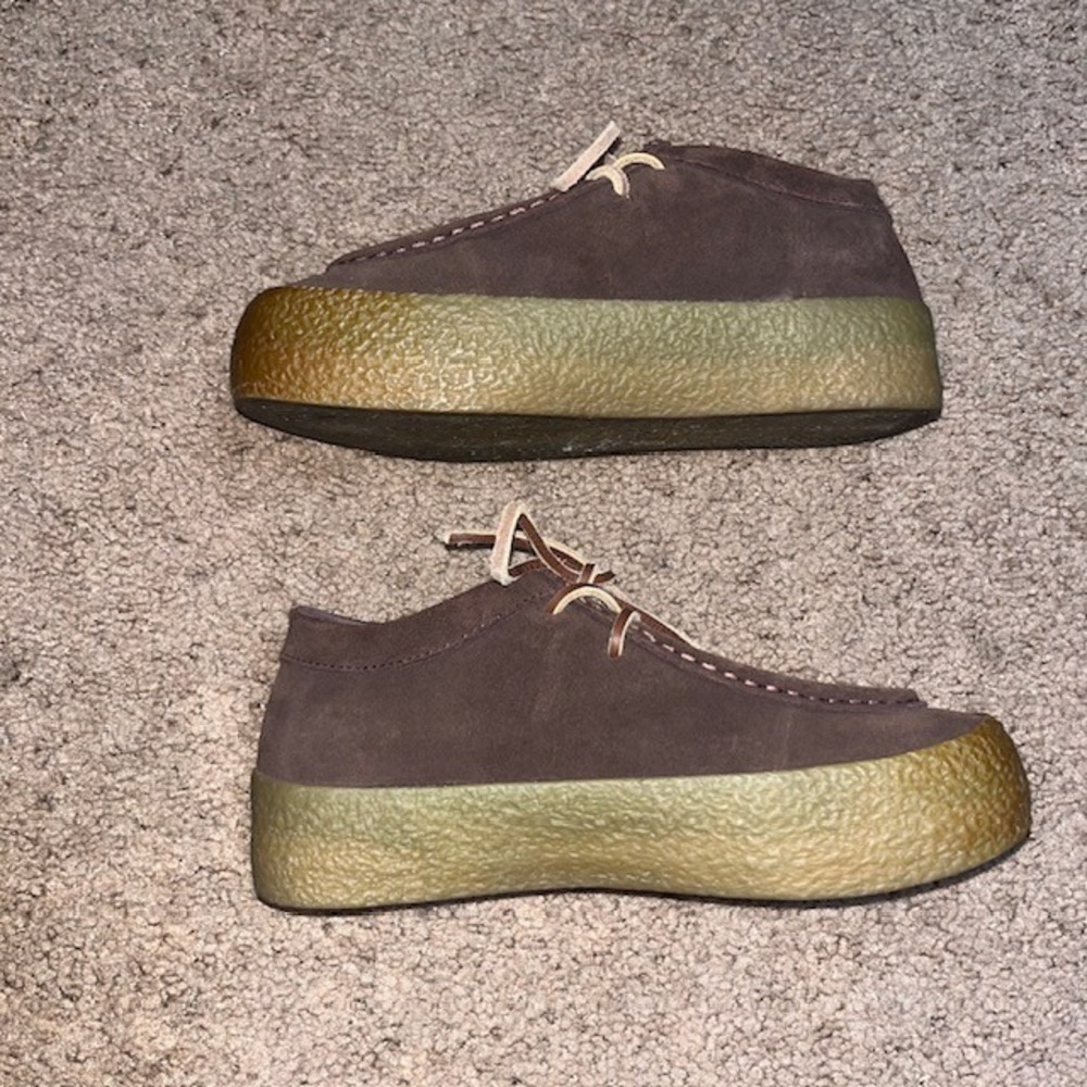SeaVees Hayward Moc Platform Sneakers Suede Lace Up Brown 7.5 - Picture 3 of 11